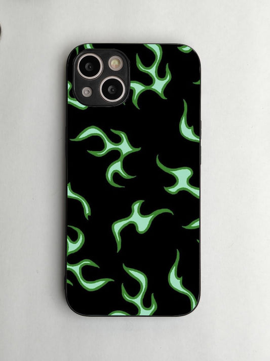 Flame Pattern Glass case