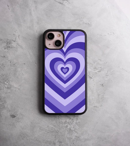 Purple heart Glass Case