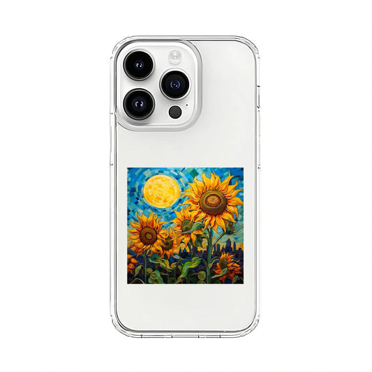 Sunflower Polaroid Clear Silicone Case