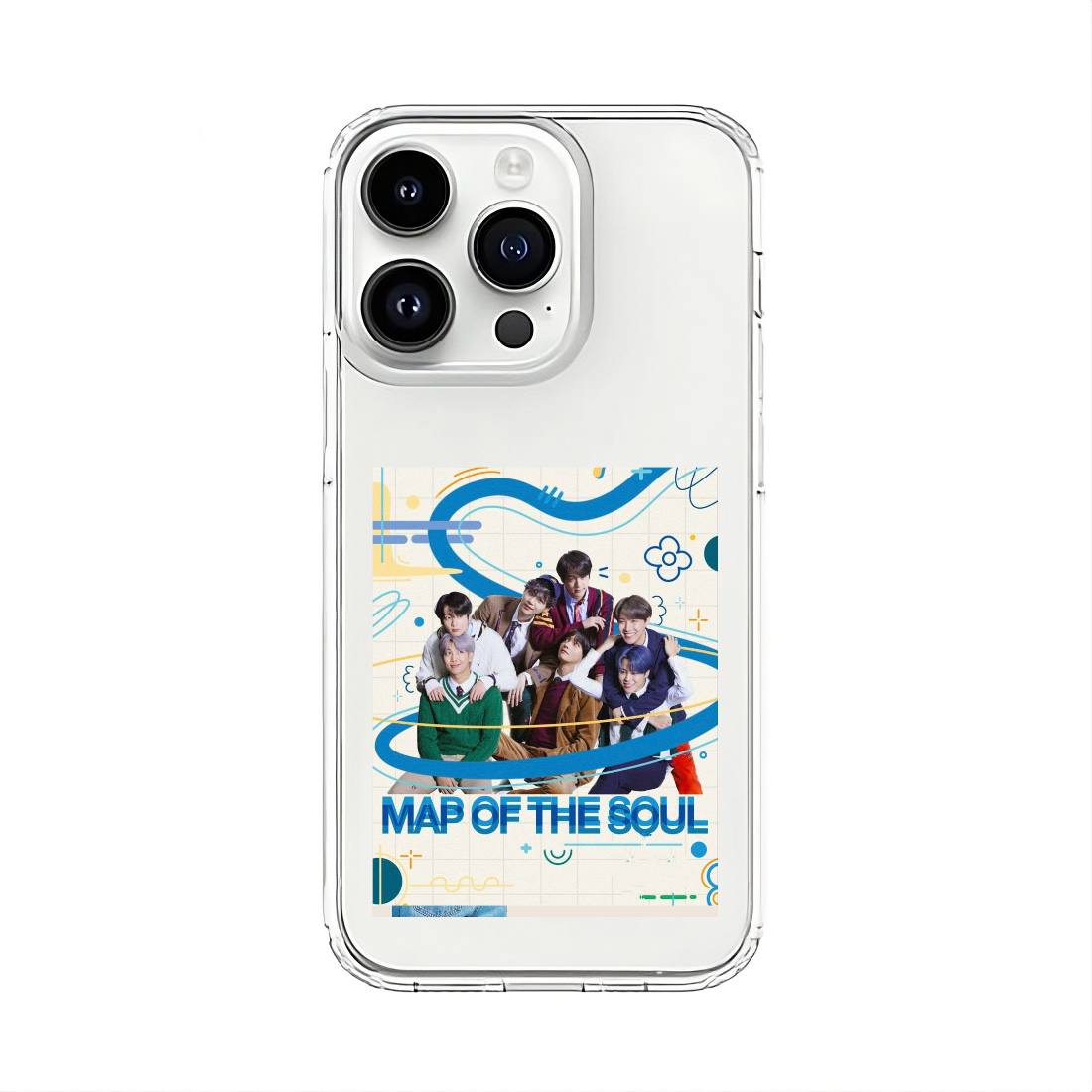 Map of the Soul Clear Silicone Case