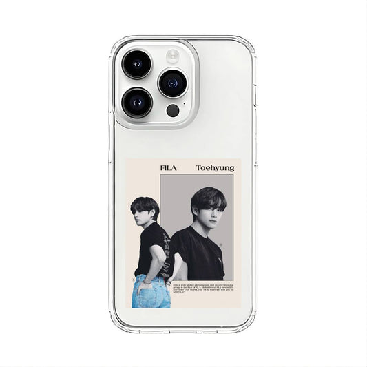 Taehyung BW Clear Silicone Case