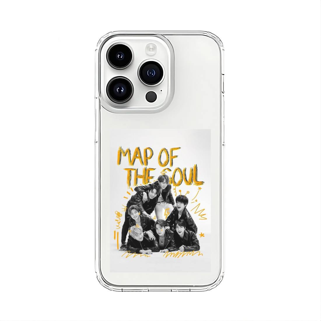 Map of the Soul Clear Silicone Case 2