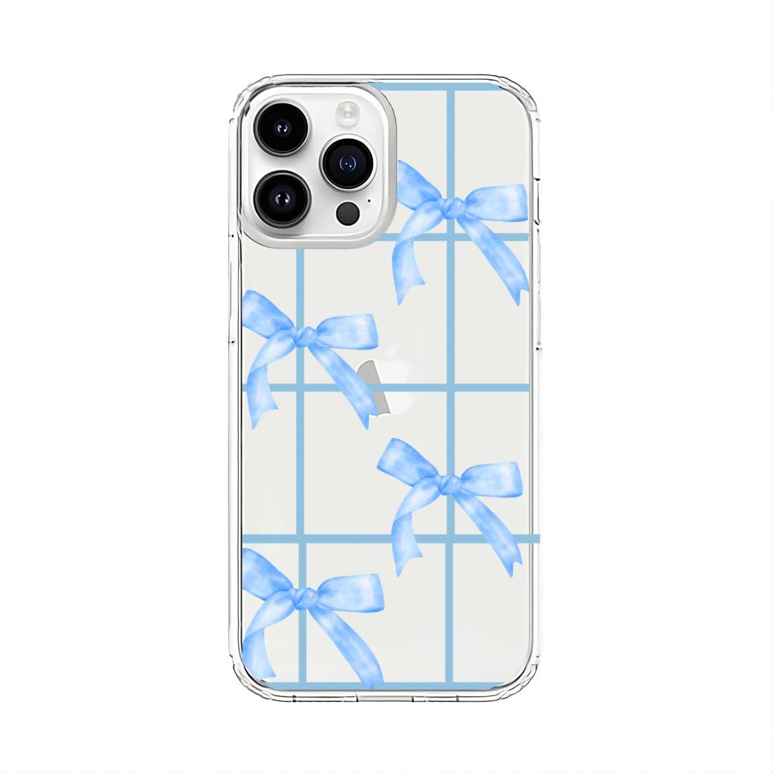 Coquette Blue Clear Silicone Case