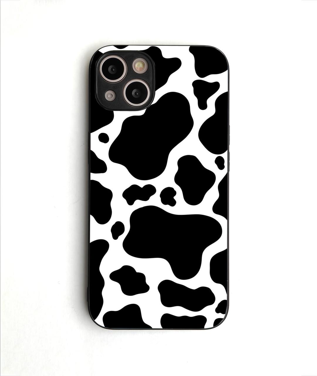 Cow Print Glass case