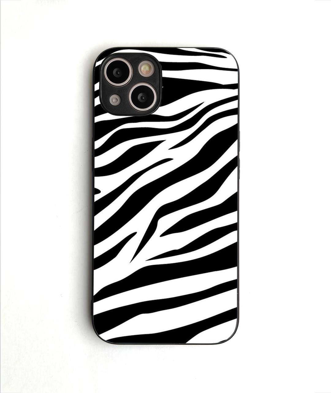 Zebra Print Glass case