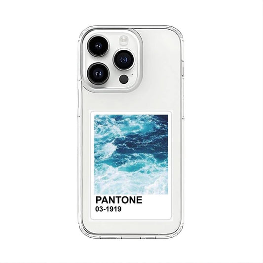 Pantone Sea Clear Silicone Case