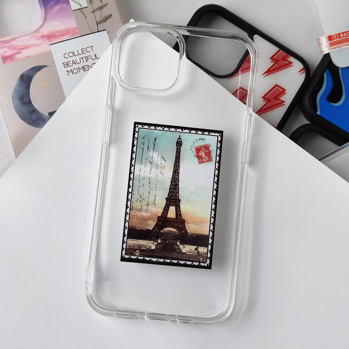 Postcard Eiffel Tower Sillicon Case