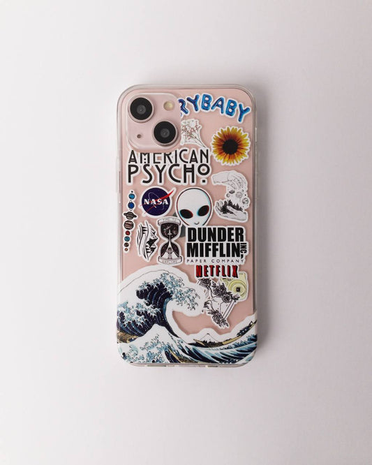 Aesthetic Collage Silicone Phone Case